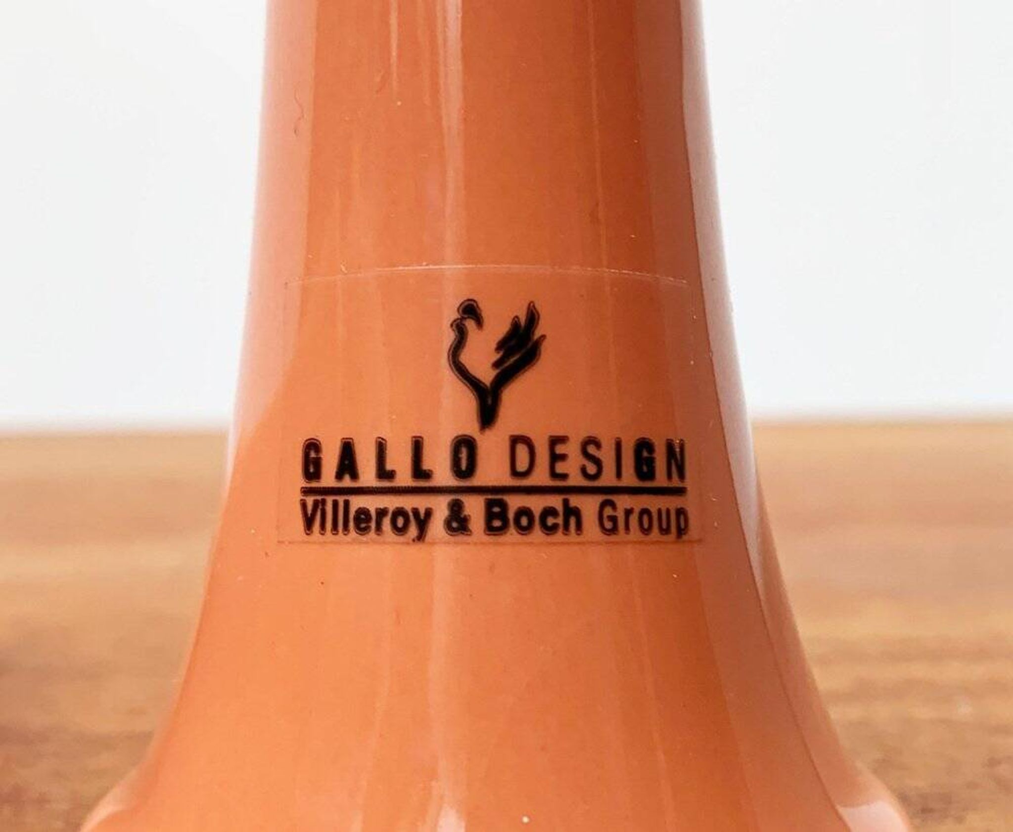 Postmodern ceramic salt and pepper shakers by Gallo Design for Villeroy & Boch, set of 2.