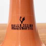Postmodern ceramic salt and pepper shakers by Gallo Design for Villeroy & Boch, set of 2.