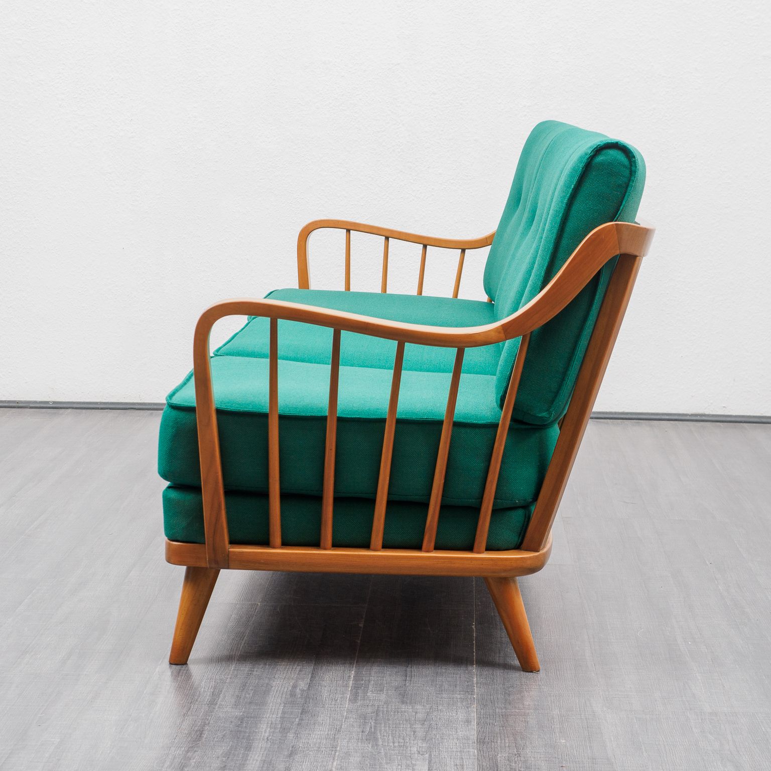 Knoll Antimott sofa, cherry wood, 1950