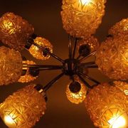 Midcentury Atomic Sputnik Chandelier, Germany, 1970s