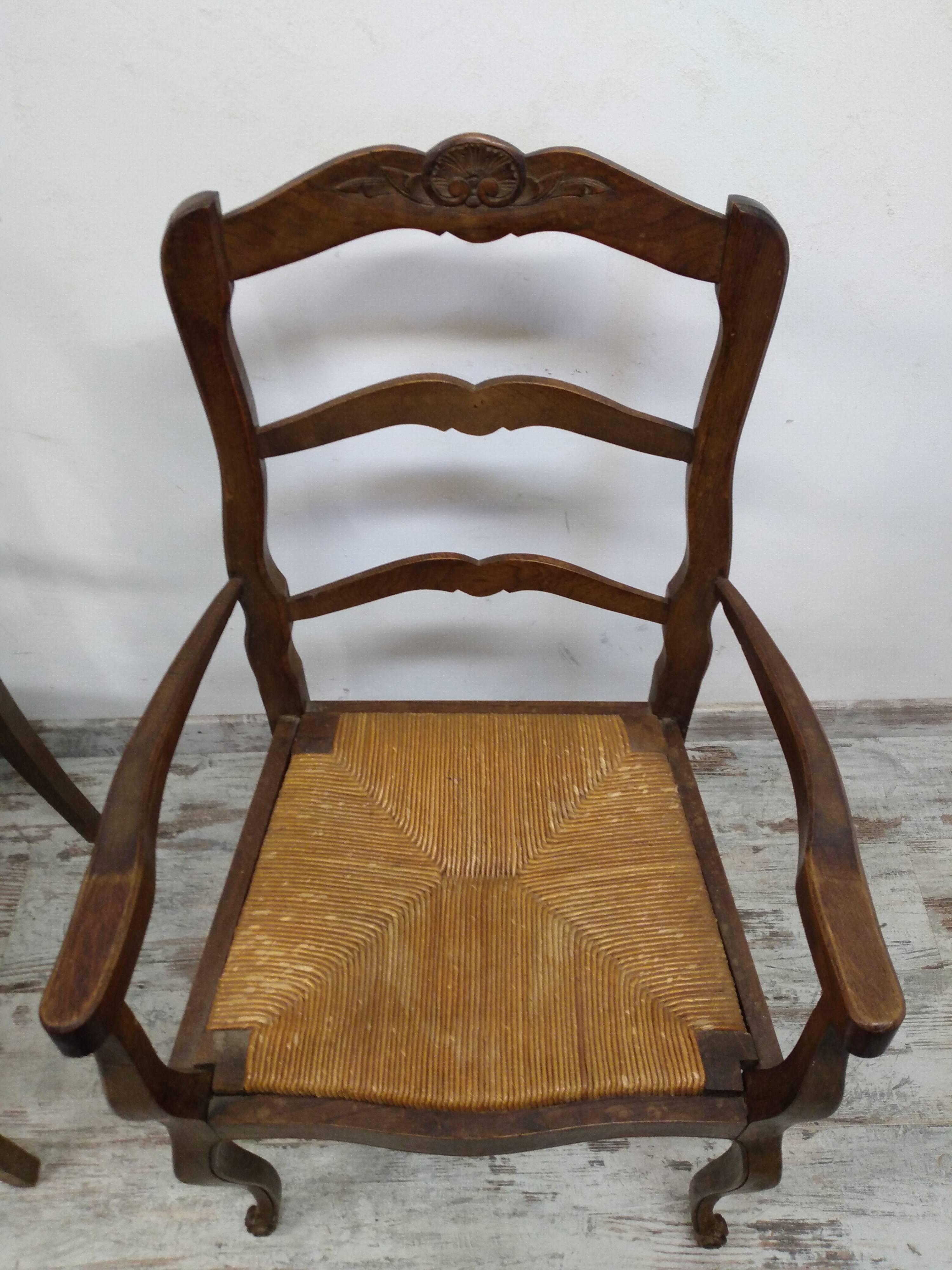Old regency armchairs