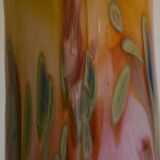Pink and orange Murano vase