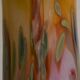 Pink and orange Murano vase