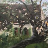 Landscape painting "Tree in Bloom"