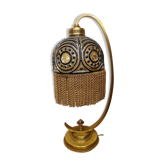 Lampe en bronze doré et laiton