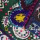 Romanian floral rug with pigeons handwoven in wool