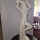 Title: Dancer Statue with Veil – A. Giannelli 1982 – Alabaster  
Description