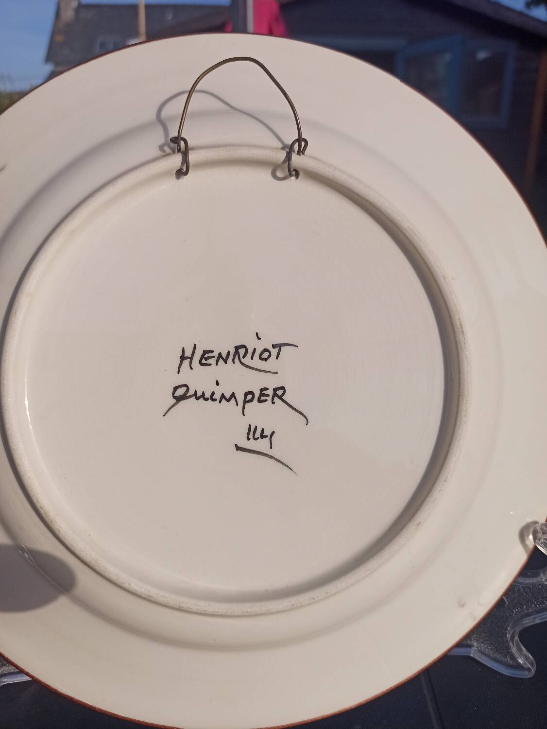 Henriot Quimper plate