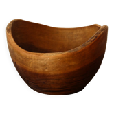 Olive wood salad bowl