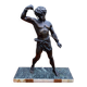 Bronze sculpture "man in chains" on marble 55cm