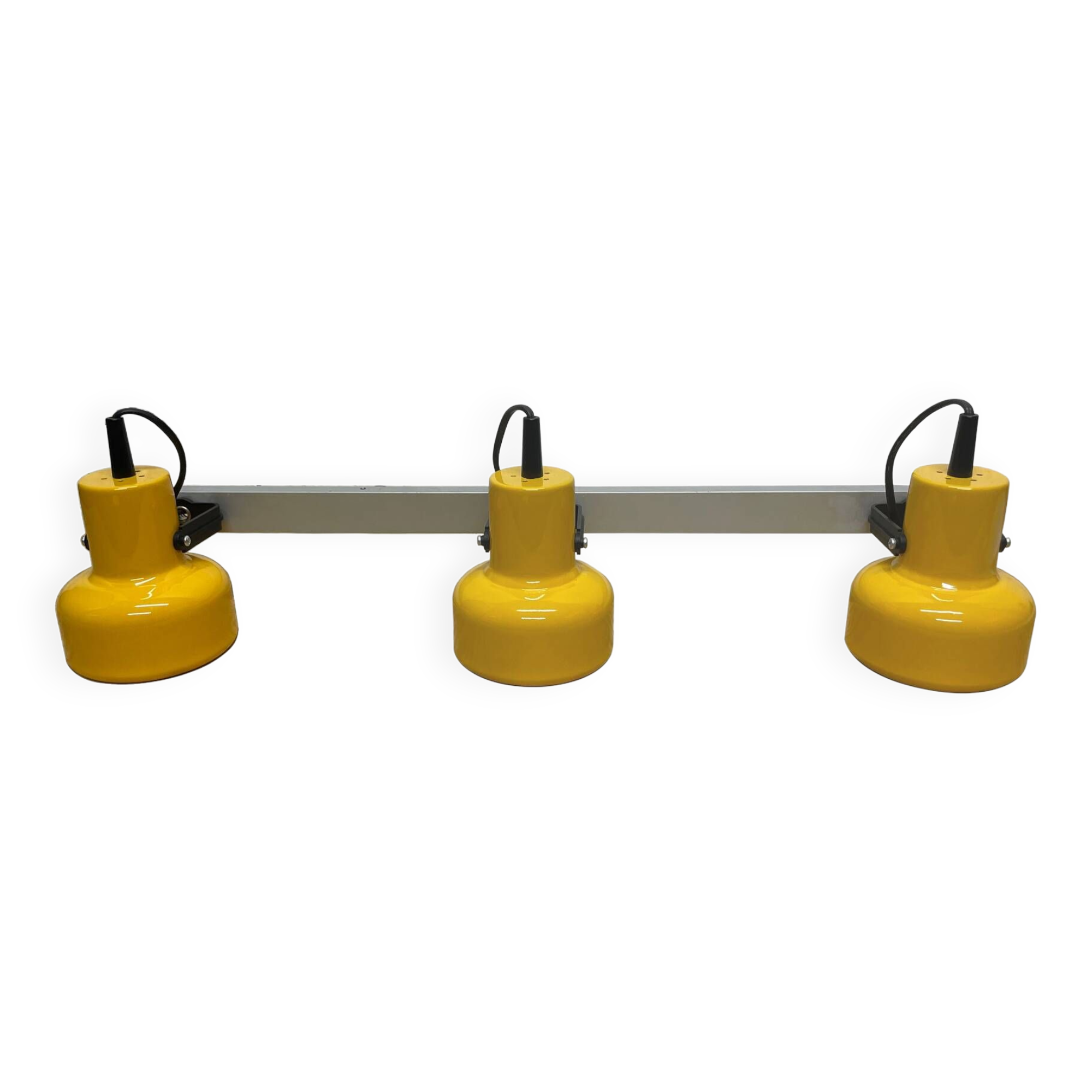 Yellow three spot lamp, Brilliant, 1970s,
