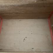 Ancien coffre de marine anglais peint