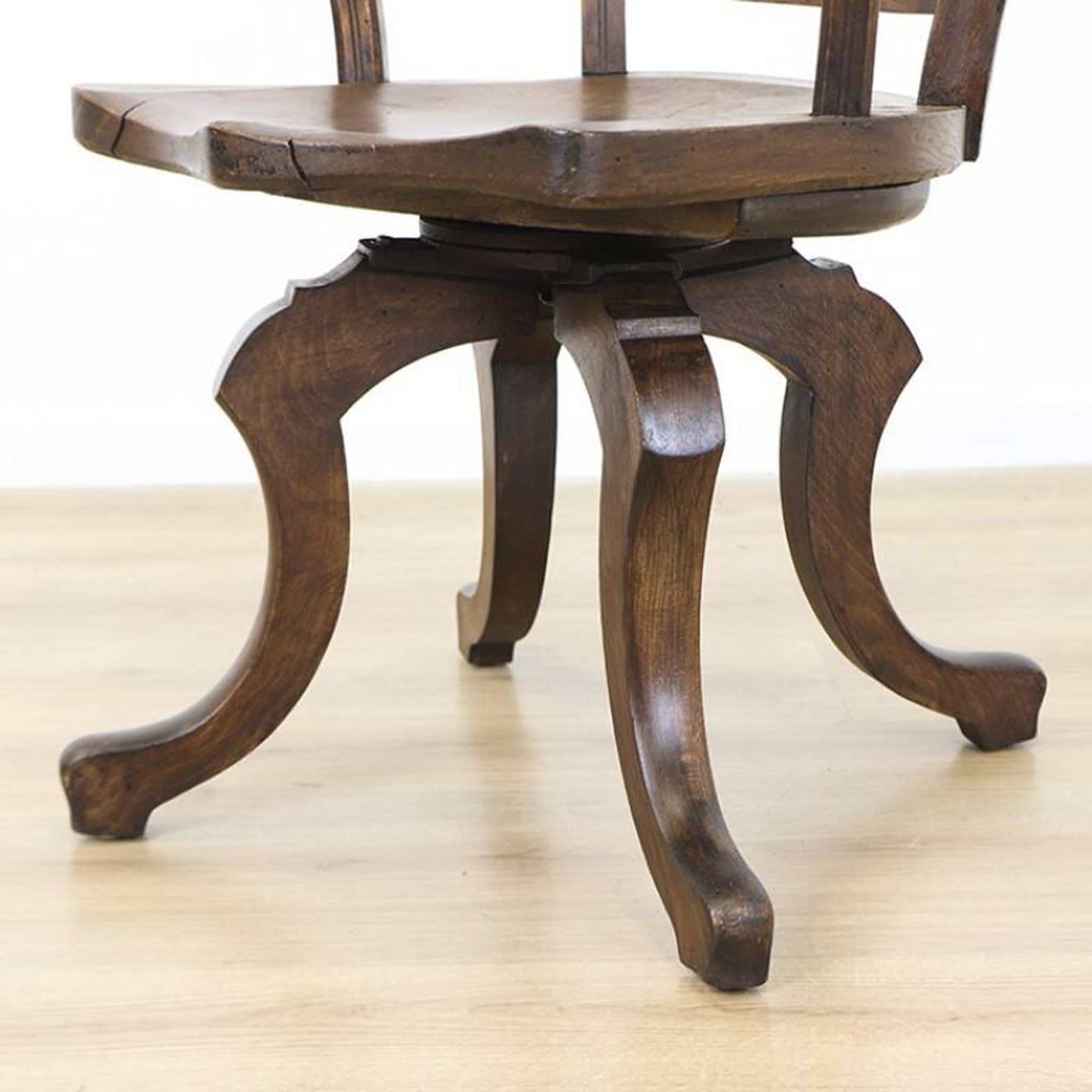 Chaise de bureau antique trapnell & gane anglaise