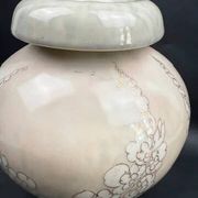 Tharaud Limoges vase with gilded floral decoration and enamelled porcelain – H 26 cm