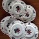 6 vintage Sarreguemines plates