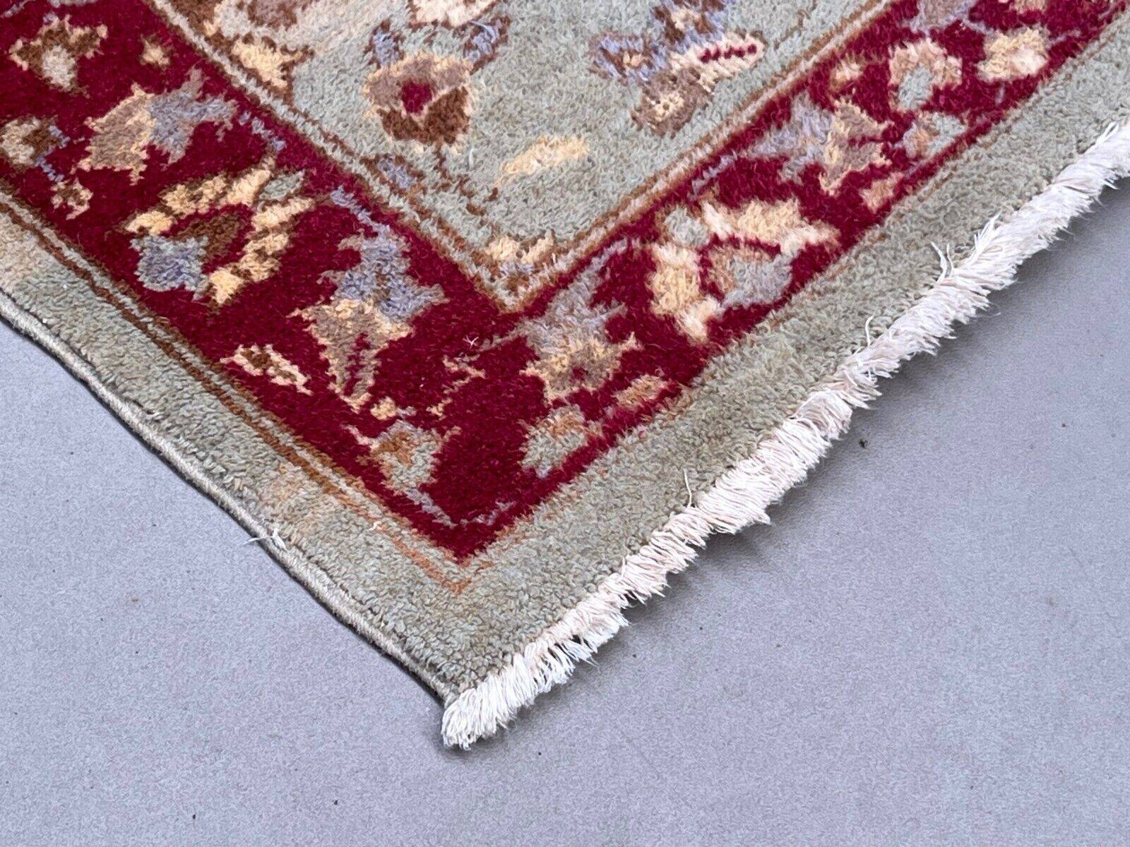 Very long tribal runner 440x82 cm tribal rug, beige, blue, vintage 2506