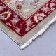 Very long tribal runner 440x82 cm tribal rug, beige, blue, vintage 2506