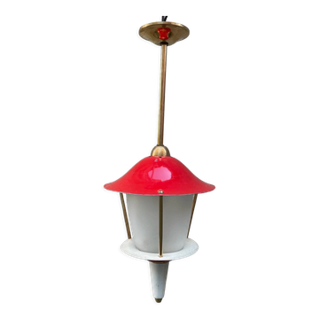 Suspension 50s red sheet metal