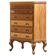 Vintage Danish 1967 Highboy 6 Drawer Dresser in Oak