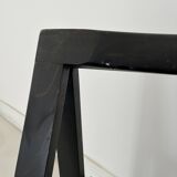 Pair of wooden folding chairs in the style of Aldo Jacober