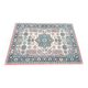 Vintage oriental rug in burgundy red, 133x196cm.