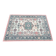 Vintage oriental rug in burgundy red, 133x196cm.