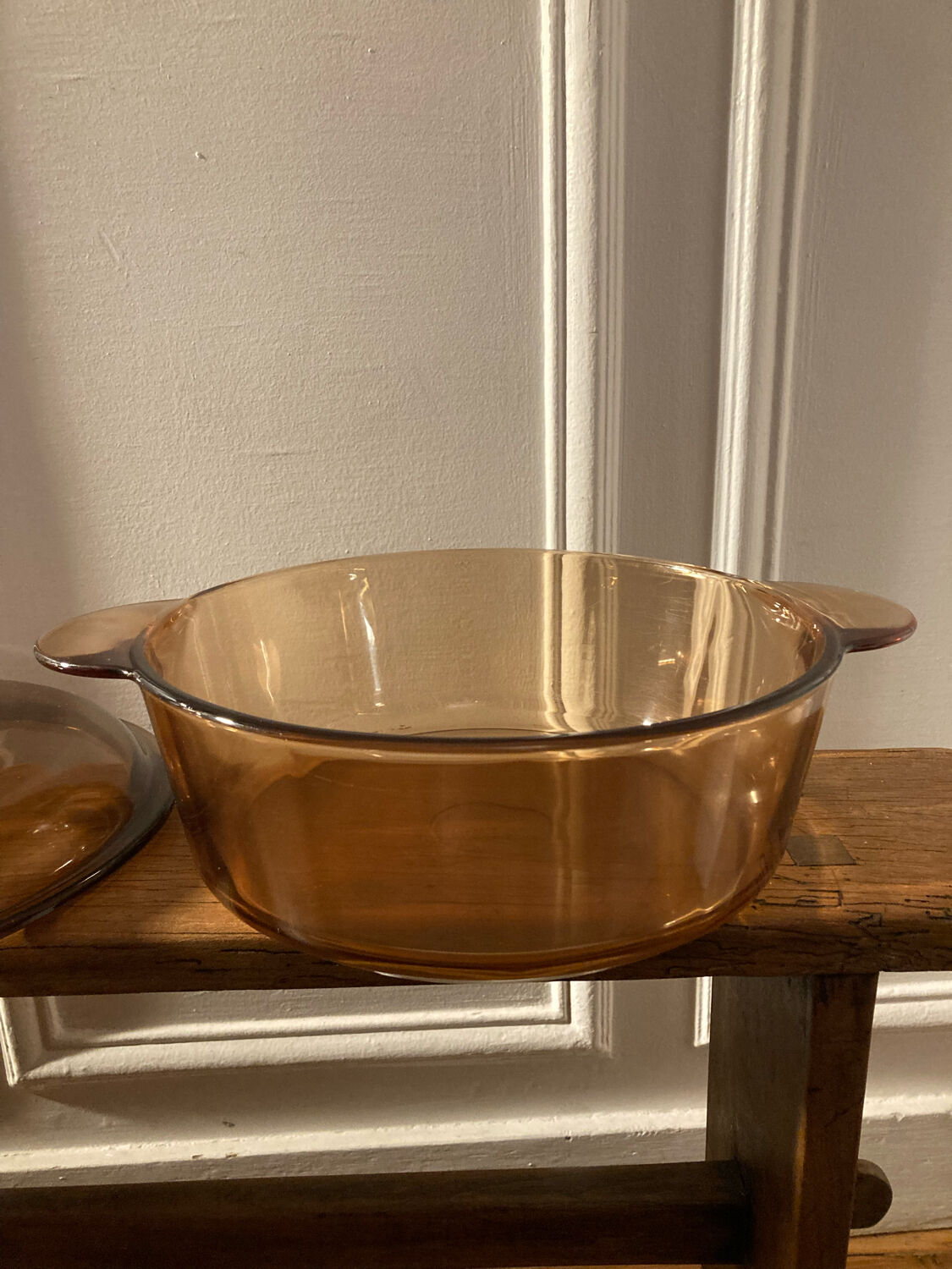 Smoked glass casserole