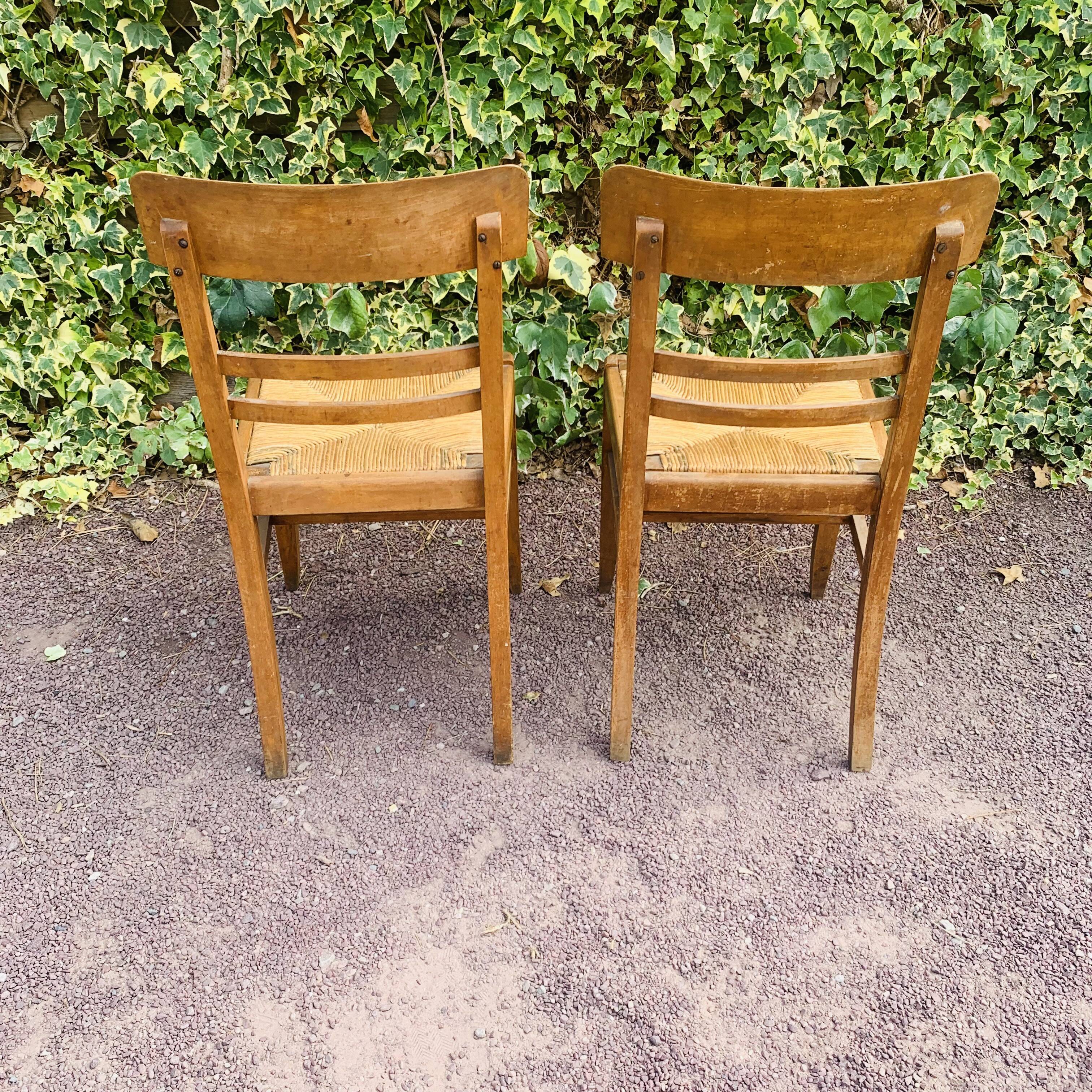 Paire de chaises vintage