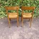 Paire de chaises vintage