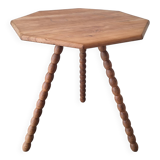 Tripod side table / end table in solid wood
