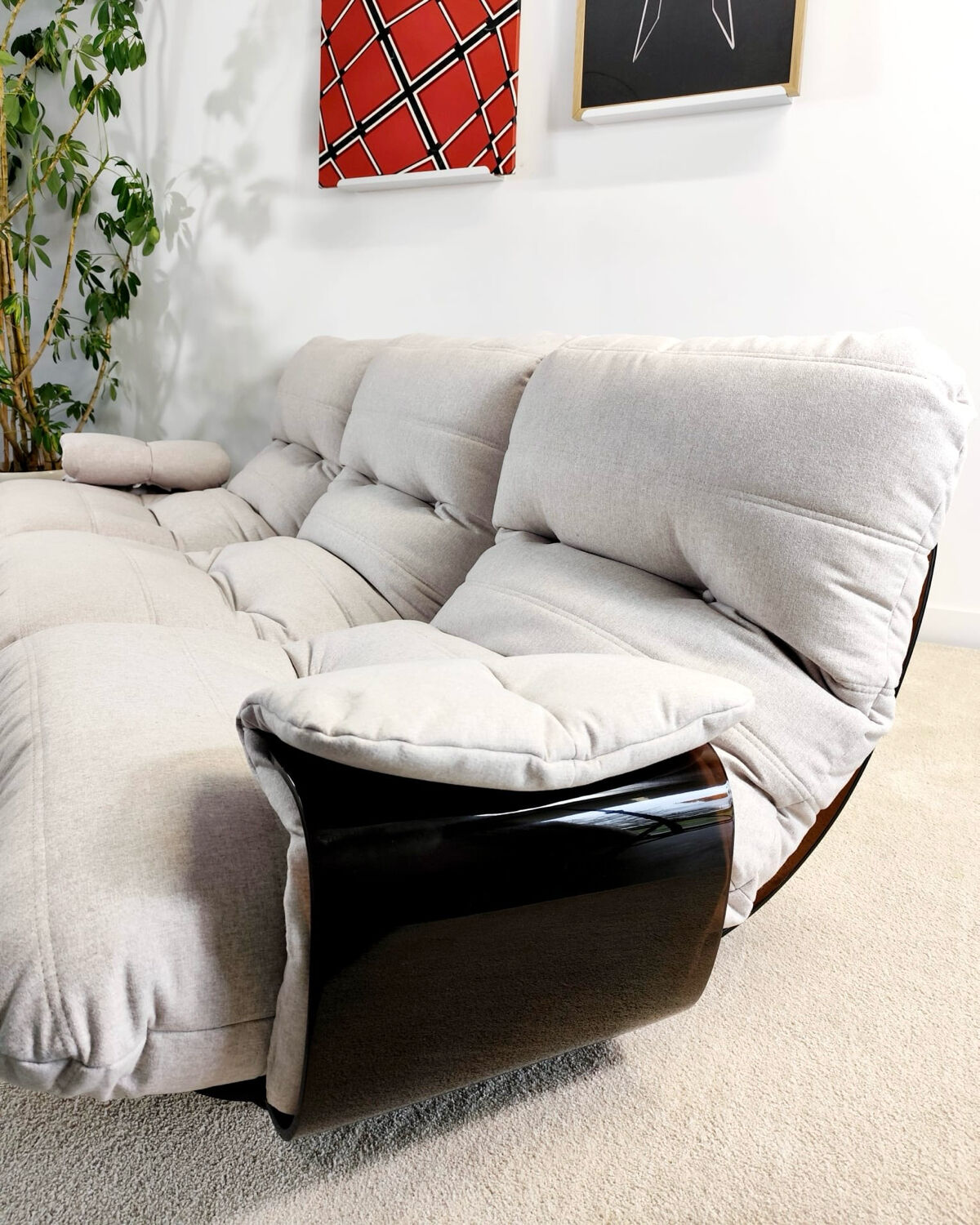 Marsala Michel Ducaroy 3-seater