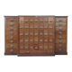 Apothecary or trade cabinet in fir with 53 drawers.