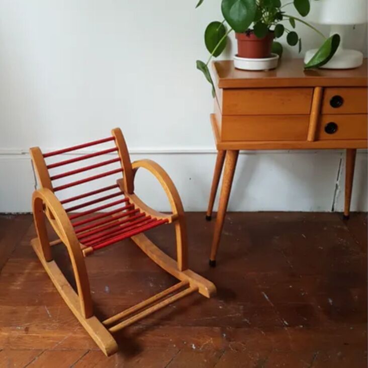 Baumann wooden children's rocking chair