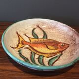Vallauris decor fish plate