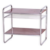 Bauhaus Side Table in Chrome-Plated Steel, 1930s