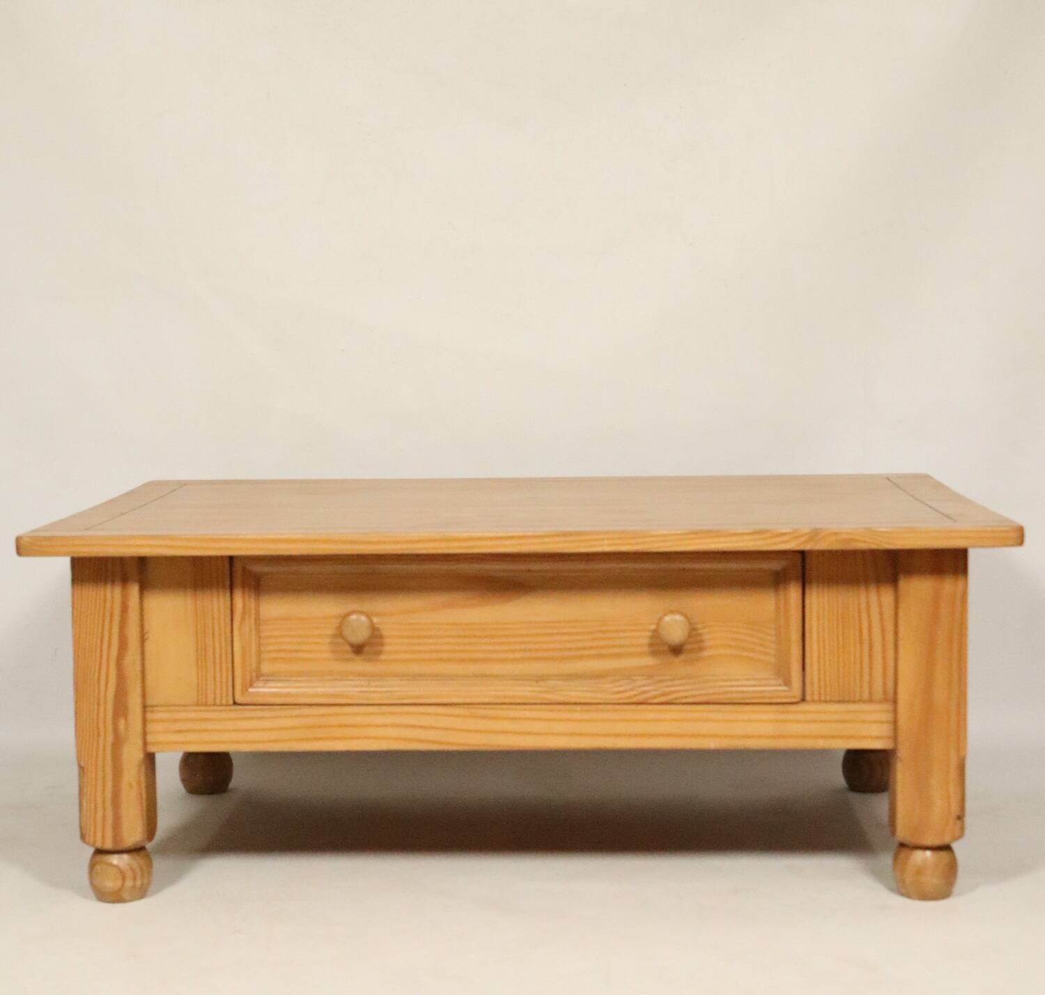 Table basse Style Ethnique Boho Table Vintage Couleur Claire Bois