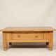 Table basse Style Ethnique Boho Table Vintage Couleur Claire Bois