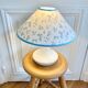 Ceramic lamp lampshade flowers