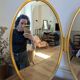 Louis XV style triptych mirror