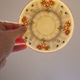 3 cups and saucers in fine porcelain