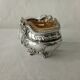 Former silver salt shaker miner punches rock dirt silver and 19th century glass