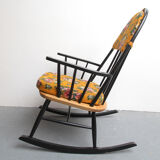 1950s rocking chair in scandinavian style