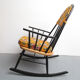 1950s rocking chair in scandinavian style