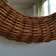 Vintage wicker mirror 55x70cm