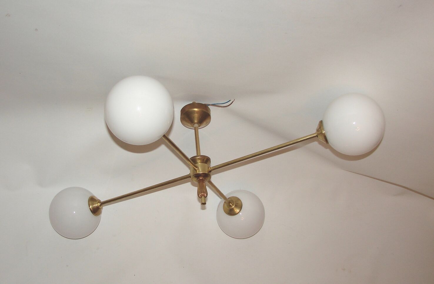 Minimalist chandelier, 1960s