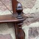 étagère murale Napoleon III acajou