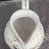Sicily Pluchino Del Chiaro: Vintage ceramic vase with painted decorations