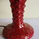 Pied de lampe palmier céramique