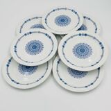 Set of 7 Pontesa dessert plates
