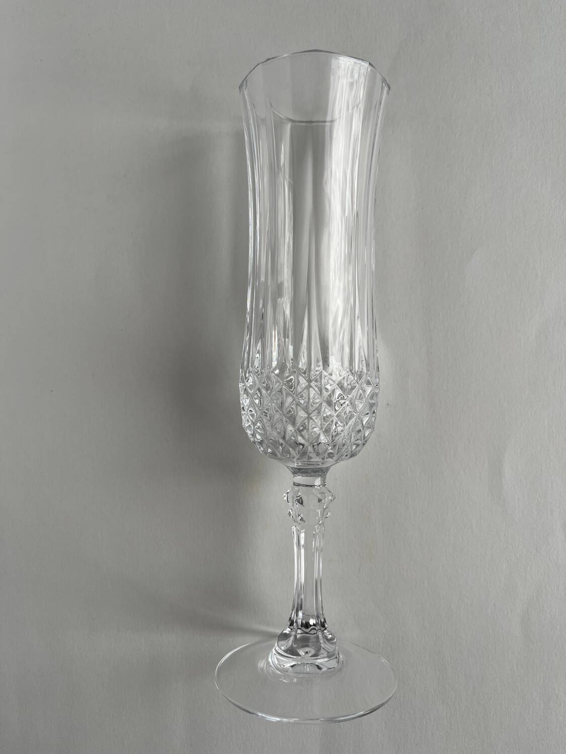 5 crystal champagne flutes